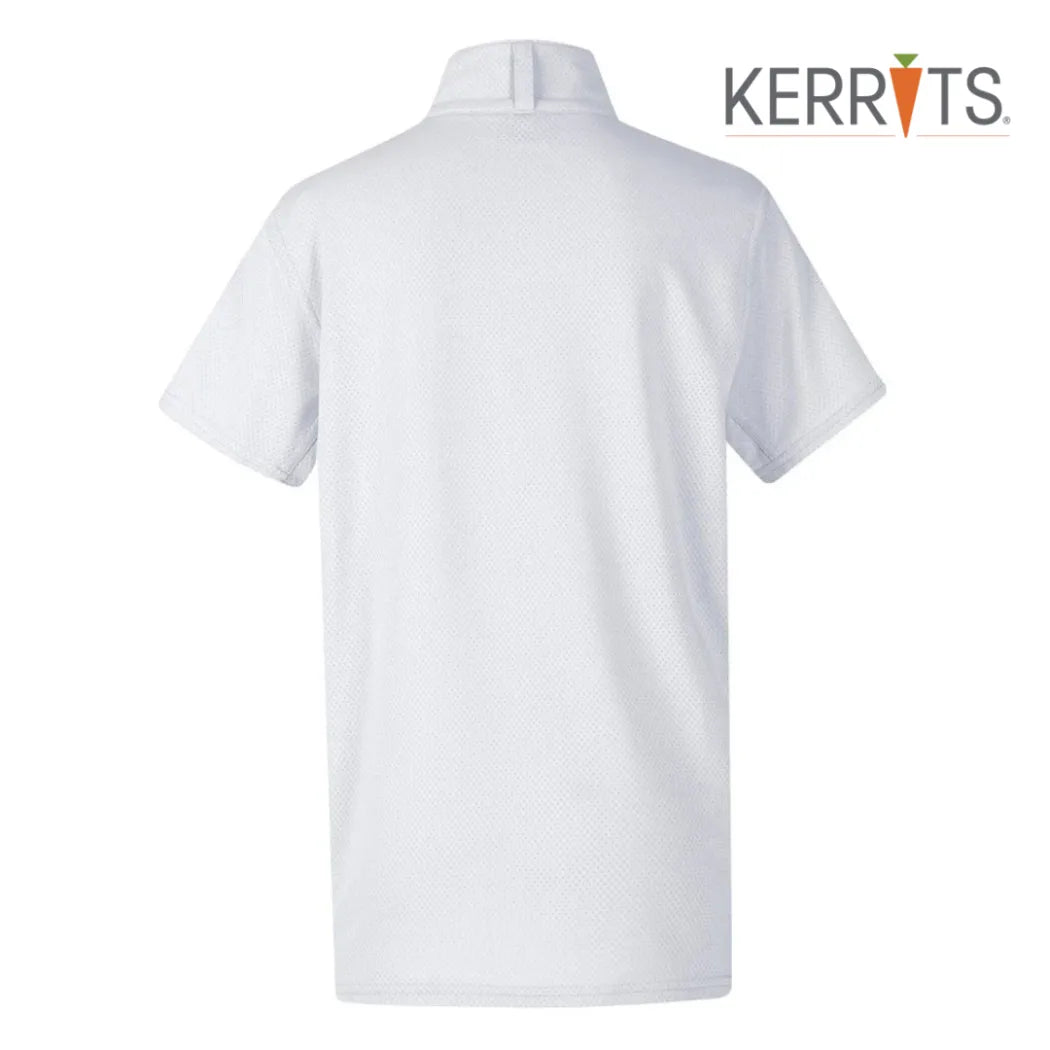 Kids Ice Fil Short Sleeve Shirt White