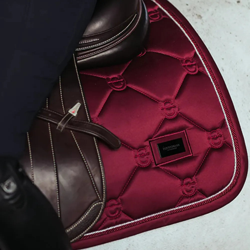 Jump Saddle Pad Bordeaux Full