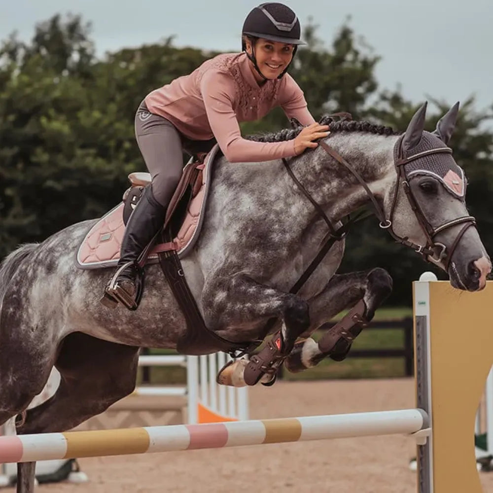 Jump Saddle Pad Pink Pearl Pony