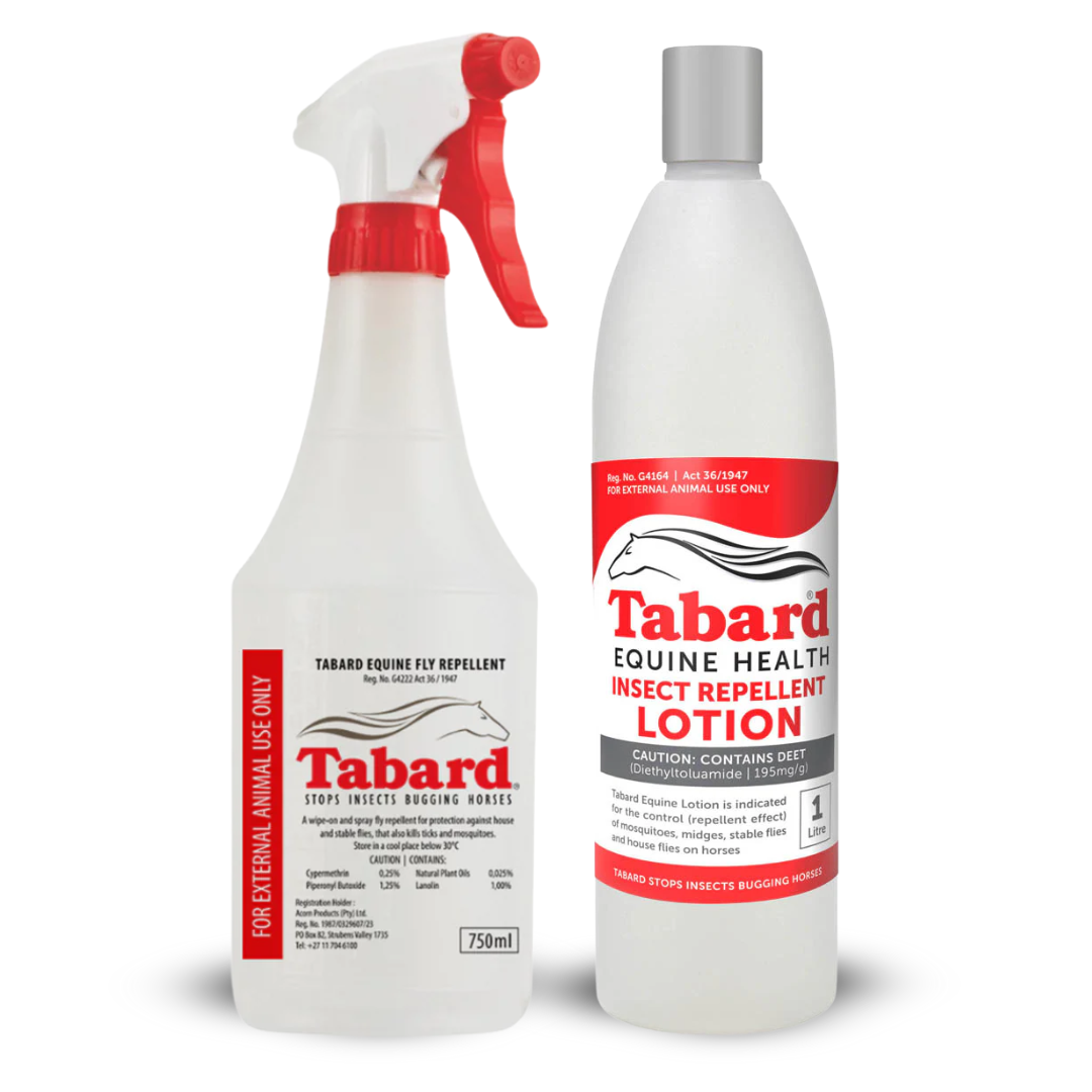 Tabard Equine Fly Protection Combo – Spray & Lotion