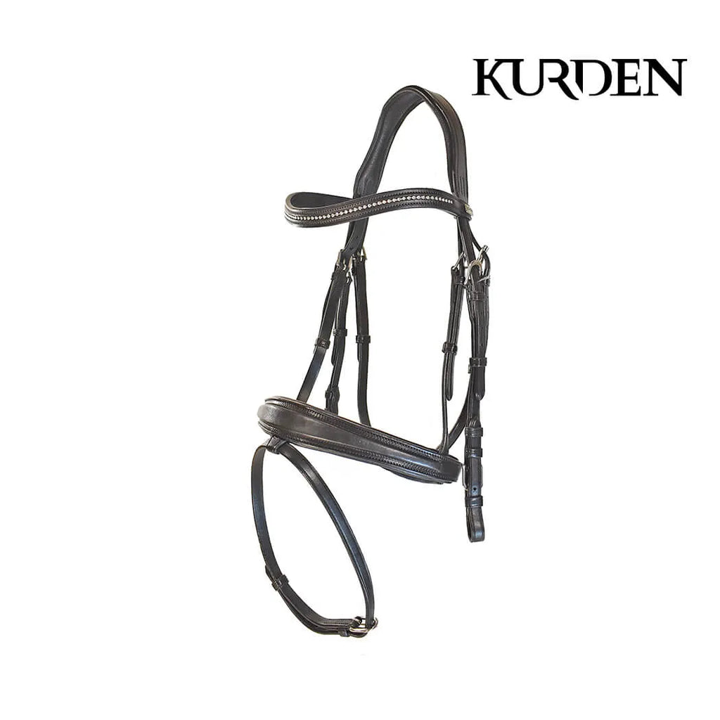 Kurden Diamante Snaffle Bridle