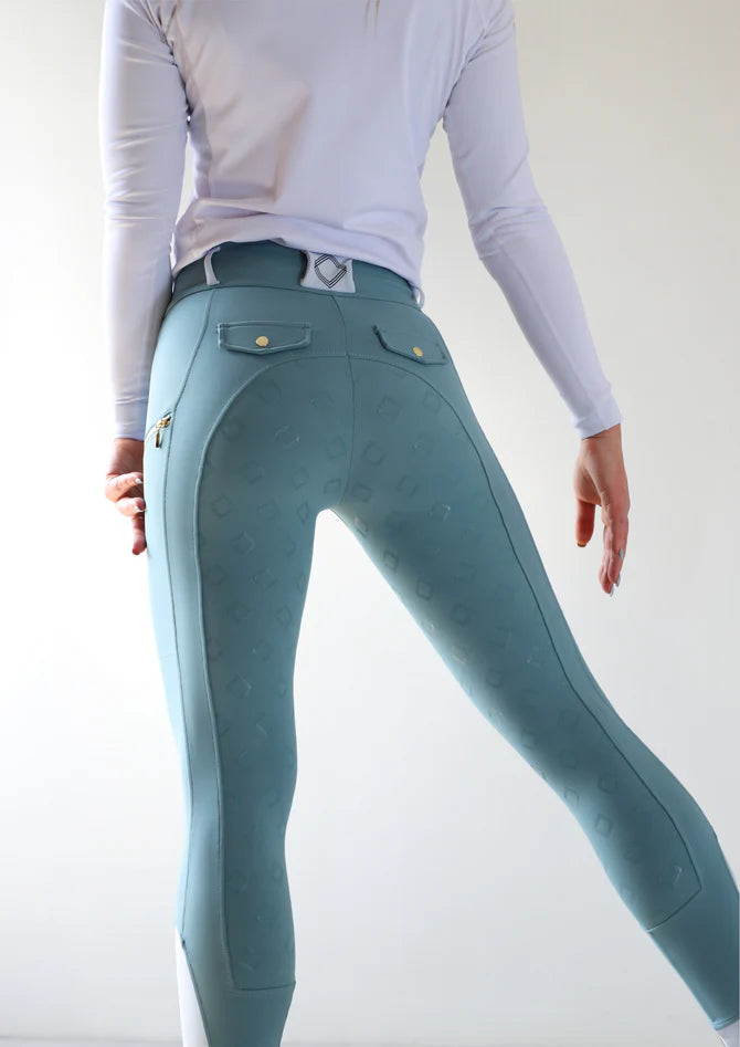 Equine Culture - Kinetix Hybrid Breeches Regal Sage