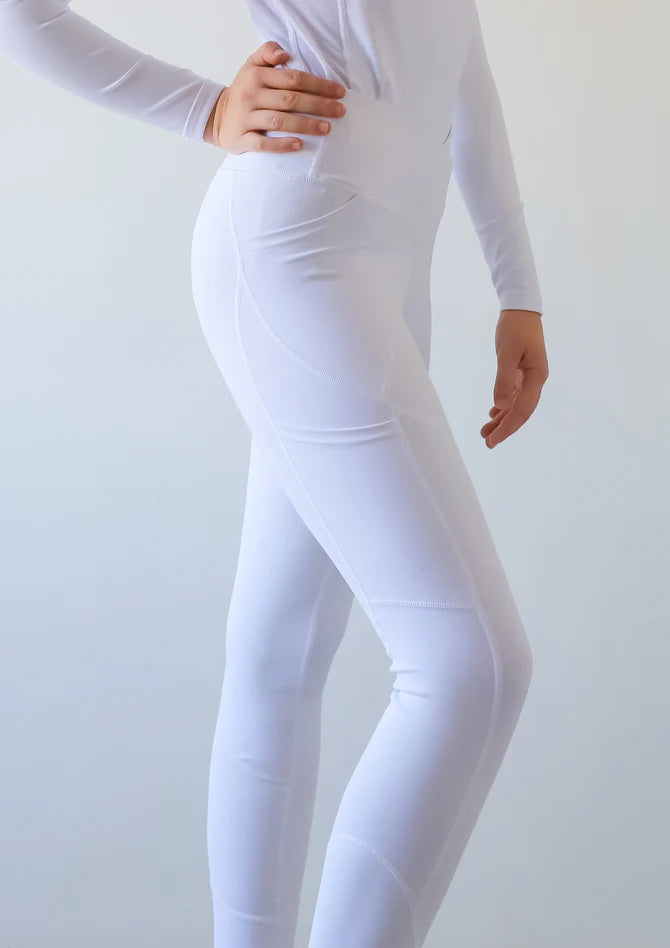 Equine Culture - Show White Tights