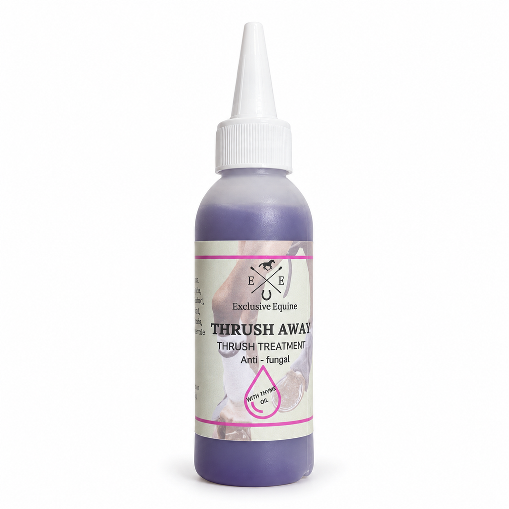 Exclusive Equine Thrush Away 100ml hoof treatment – front label
