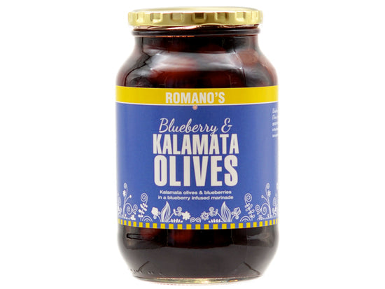 Romano's Kalamata and blueberry olives 1 kg jar