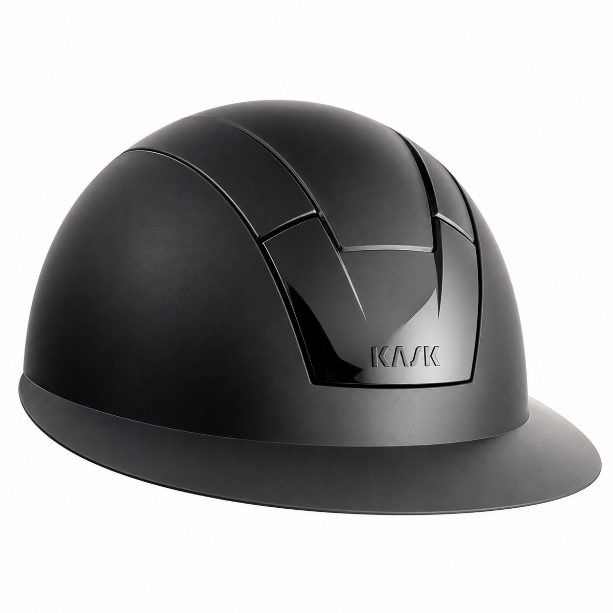 KASK Kooki Lady matte black helmet – wide peak and shell detail