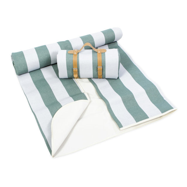 Shadow picnic rug showing waterproof backing