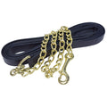Leather Lead With Chain