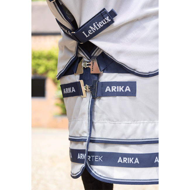 LeMieux Arika fly rug angled T-bar front closure