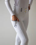 Equine Culture - Kinetix Hybrid Breeches Show White