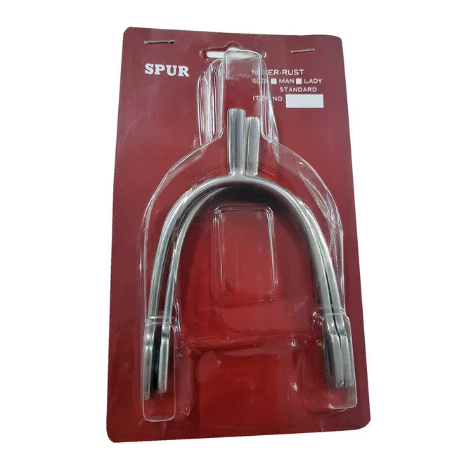 Long Shank Stainless Steel Spurs